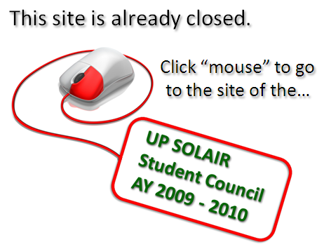Click to go to the UP SOLAIR SC AY 2009-2010 site.